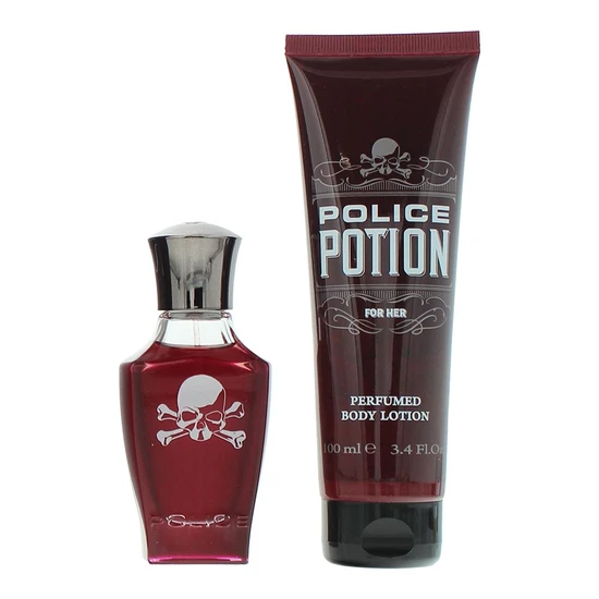 Police Potion For Her Gift Set 30ml Eau De Parfum + 100ml Body Lotion