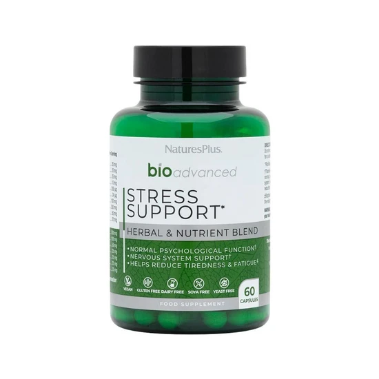 Nature's Plus BioAdvanced Stress Support Capsules 60 Capsules