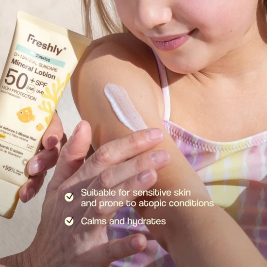 Freshly Cosmetics Pediatrics D+ Natural Suncare Mineral Lotion SPF 50+ 50ml