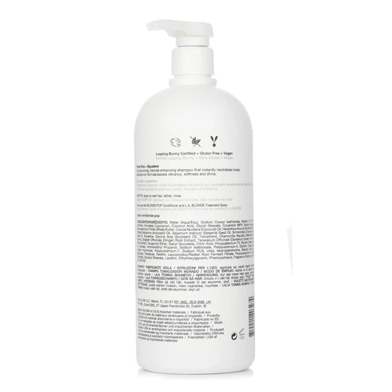 IGK Blonde Pop Purple Toning Shampoo 1000ml