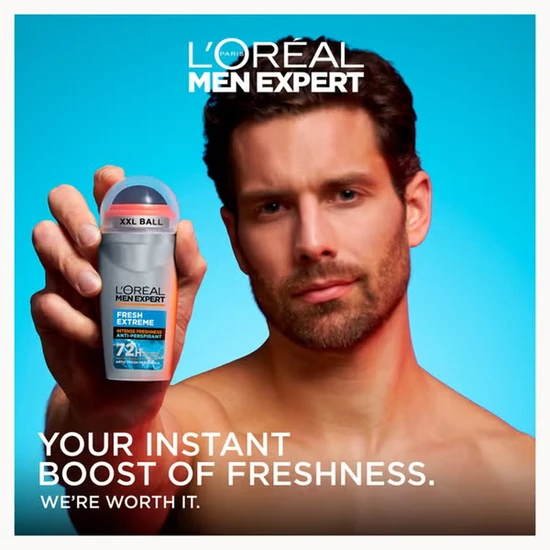 L'Oreal Paris Men Expert Fresh Extreme 72h Anti-Perspirant Roll-On 50ml