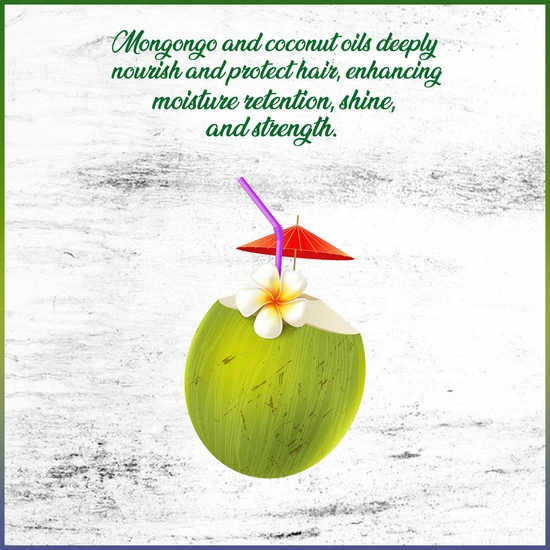 Mixed Roots Thirsty Curls Curling Custard Coconut Oil & Mongongo Oil 355ml