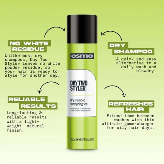 Osmo Day Two Styler Dry Shampoo 200ml