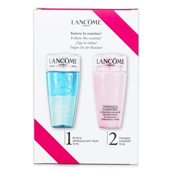 Lancôme My Cleansing Must-Haves Set: Bi-Facil 75ml + Confort Tonique 75ml 2pcs