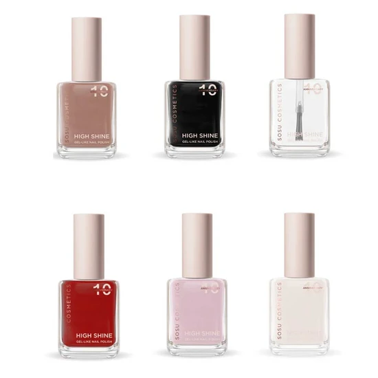 SOSU by SJ High Shine Gel-Like Nail Polish Clear Coat
