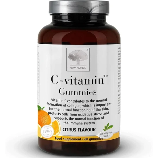 New Nordic C-Vitamin Gummies 60 Gummies