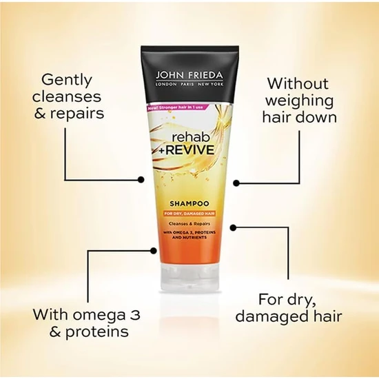 John Frieda Rehab Revive Shampoo 250ml