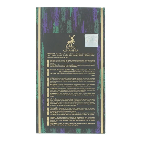 Maison Alhambra Sceptre Malachite Eau De Parfum Fragrance 100ml