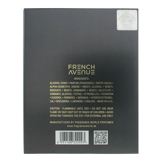 French Avenue Divin Aoud Eau De Parfum 100ml