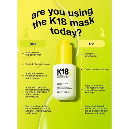 K18 Molecular Repair Hair Oil 10ml