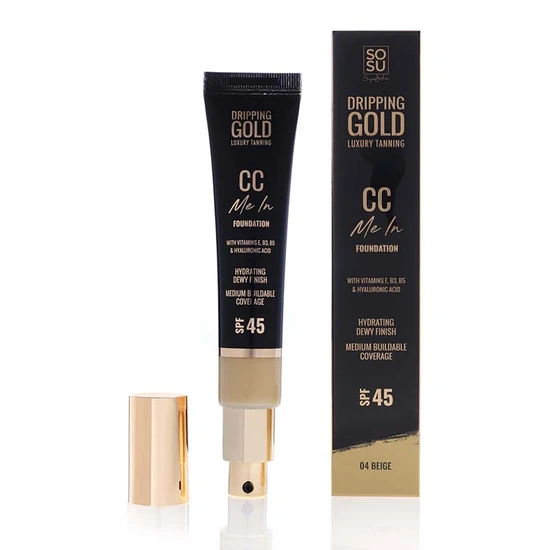 SOSU by SJ Dripping Gold CC Me In Foundation SPF 45 04 Beige