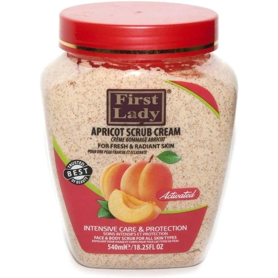 First Lady Apricot Scrub Cream For Face & Body 540ml