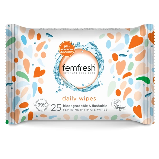 Fem Fresh Femfresh Intimate Skin Care Daily Wipes 25 Wipes