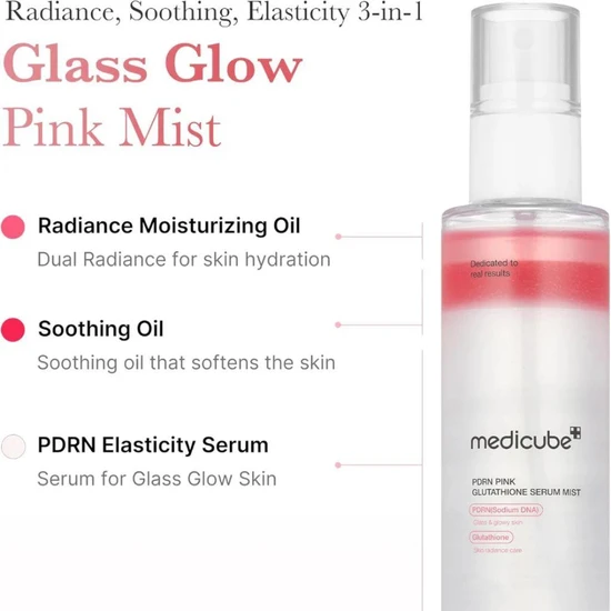 Medicube PDRN Pink Glutathione Serum Mist 100ml