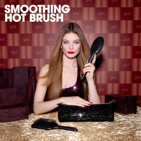 ghd Glide Hot Brush Christmas Gift Set In Black