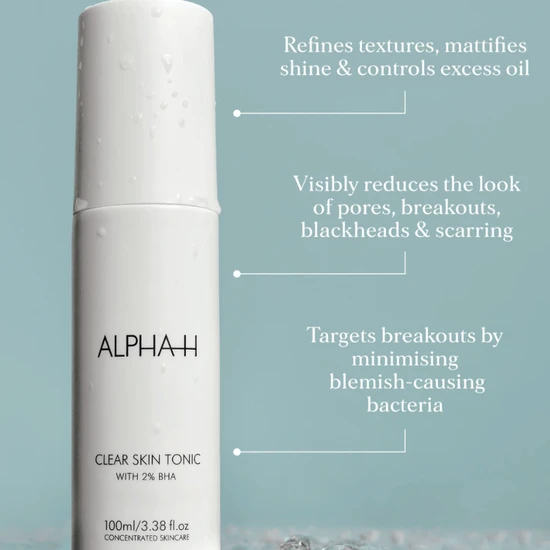 Alpha-H Clear Skin Tonic With 2% BHA Salicylic Acid 100ml