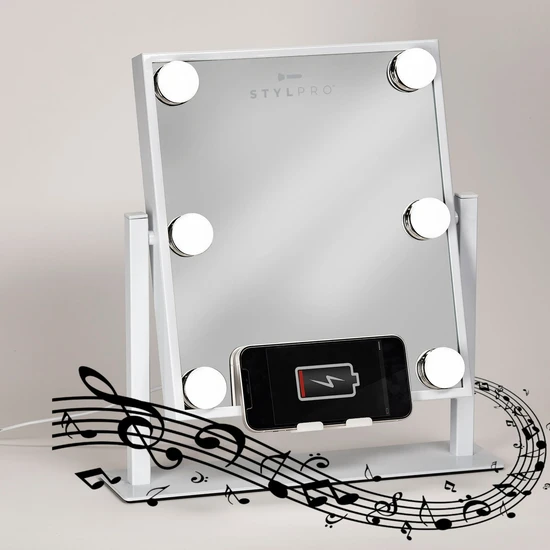 Stylpro Glam & Groove Hollywood Vanity Music Mirror