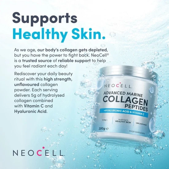 NeoCell Advanced Marine Collagen Peptides Unflavoured 200g