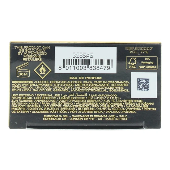 Missoni Pour Homme Eau De Parfum 30ml