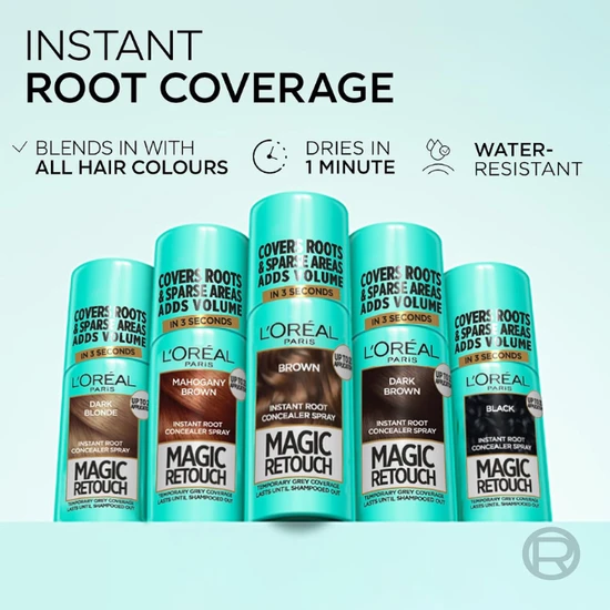 L'Oreal Paris Magic Retouch Instant Root Concealer Spray Dark Brown