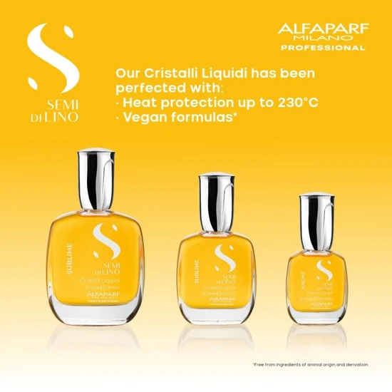 Alfaparf Semi Di Lino Sublime Crystalli Liquidi The Original Hair Oil