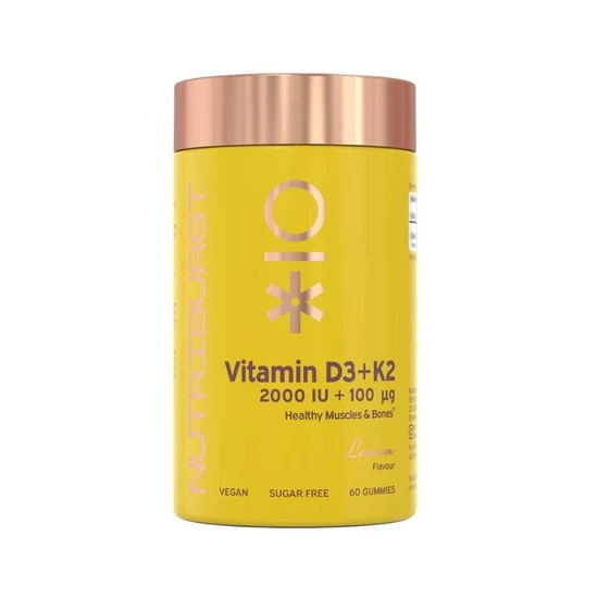 Nutriburst Vitamin D3 2000iu + K2 100ug Gummies 60 Gummies