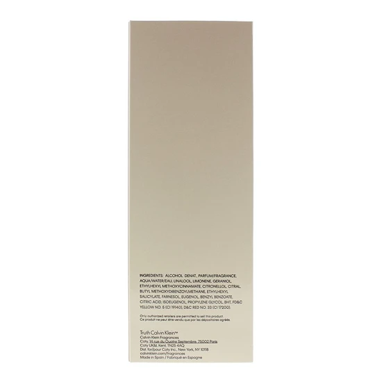 Calvin Klein Truth Eau De Parfum 100ml