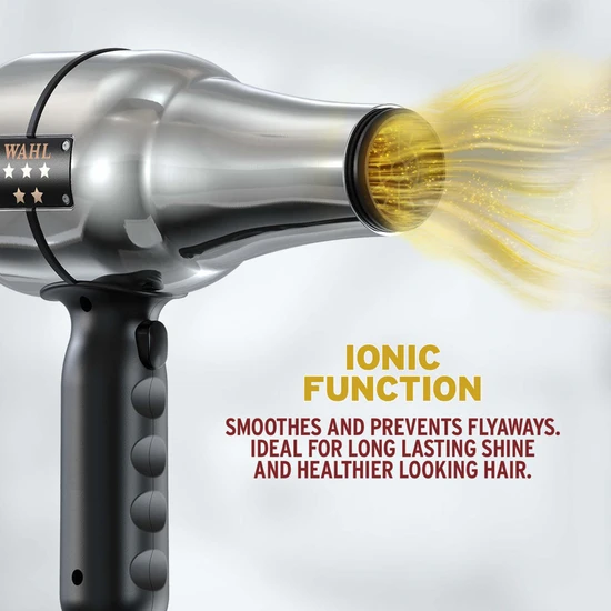 Wahl 5 Star Barbers Hair Dryer Chrome Finish