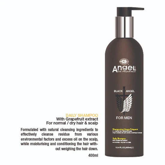 Angel En Provence Black Angel For Men Daily Shampoo 400ml
