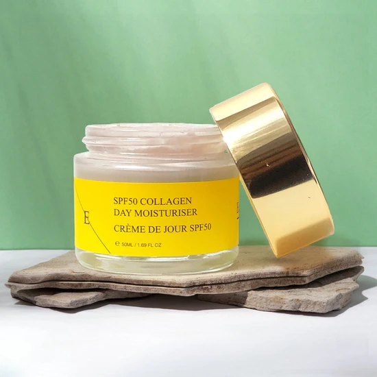 Erth Skin London SPF 50 Collagen Day Cream + SPF 30 Hyaluronic Acid Day Cream 2 x 50ml