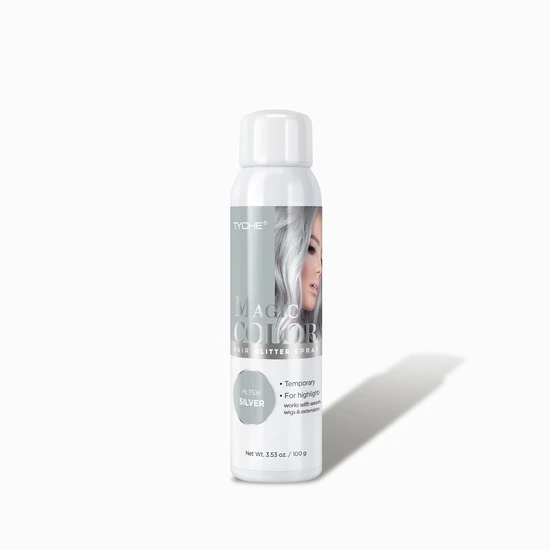 NICKA K NEWYORK Tyche Magic Colour Hair Colour Spray Silver 100g