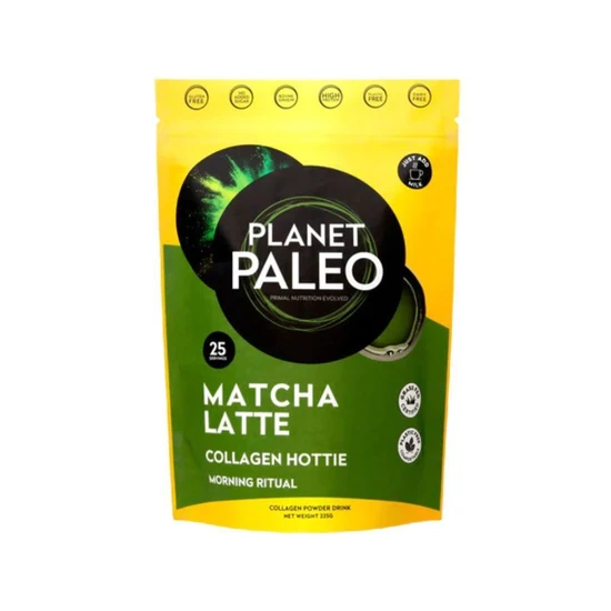 Planet Paleo Pure Collagen Matcha Latte 225g