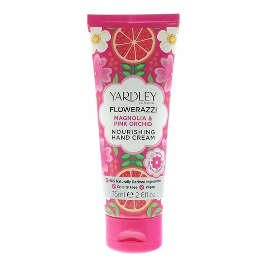 Yardley Flowerazzi Magnolia & Pink Orchid Nourishing Hand Cream 75ml