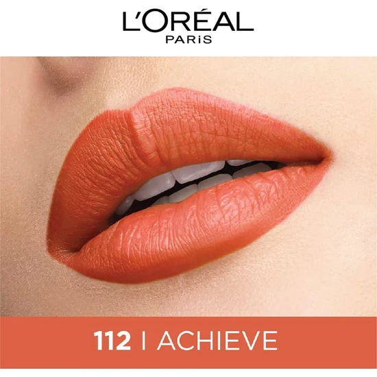 L'Oreal Paris Rouge Signature Matte Lip Ink 112 I Achieve
