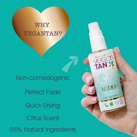Vegan Tan Medium Self Tan Mist 100ml