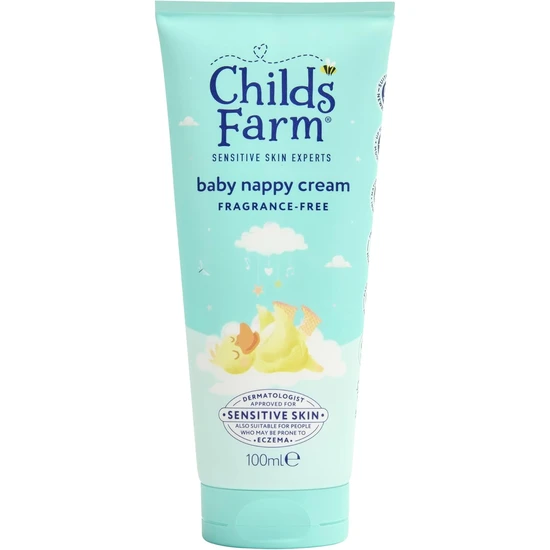 Childs Farm Fragrance Free Baby Nappy Cream 100ml