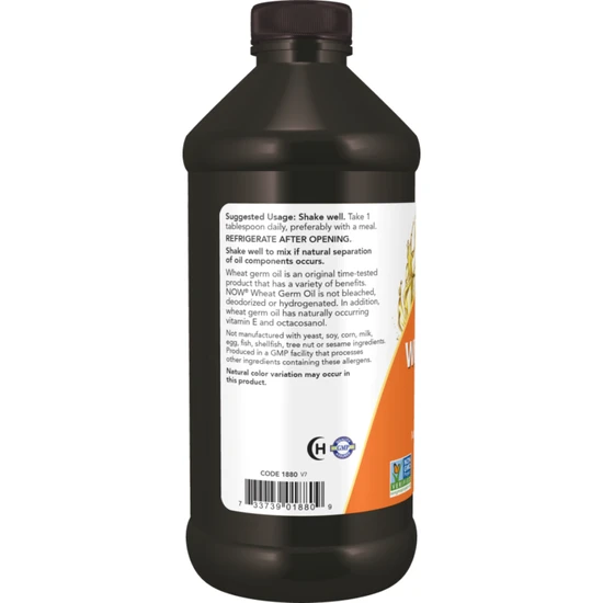 NOW Foods Wheat Germ Oil Liquid 473ml