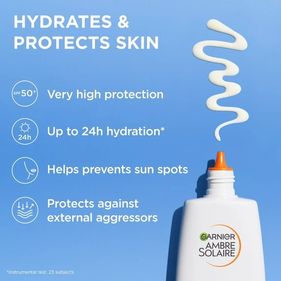 Garnier Super UV Hyaluronic Acid Hydrating Fluid SPF 50+ Sunscreen 40ml