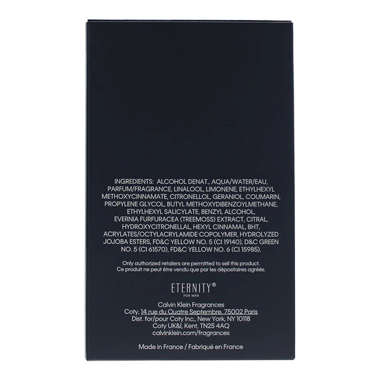 Calvin Klein Eternity For Men Eau De Toilette 100ml