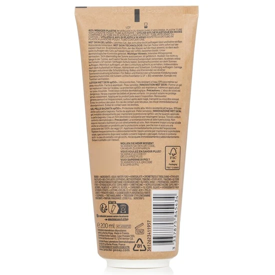 La Roche-Posay Anthelios Wet Skin Lotion SPF 50+ Sunscreen 200ml