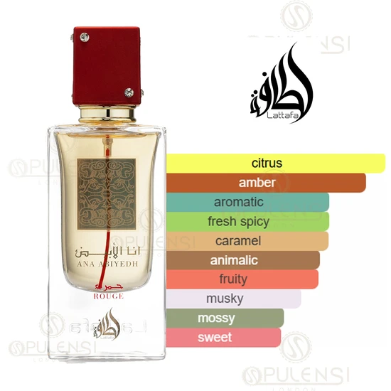 Lattafa Ana Abiyedh Rouge Eau De Parfum 60ml