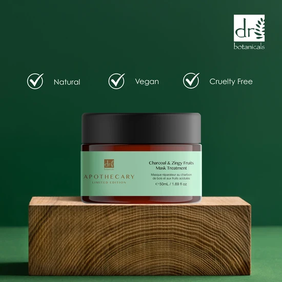 Dr Botanicals Charcoal & Zingy Fruits Treatment Mask 50ml