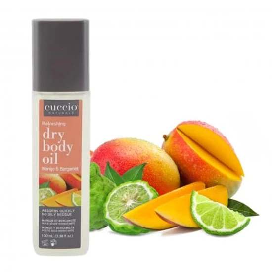 Cuccio Mango & Bergamot Hydrating Dry Body Oil 100ml