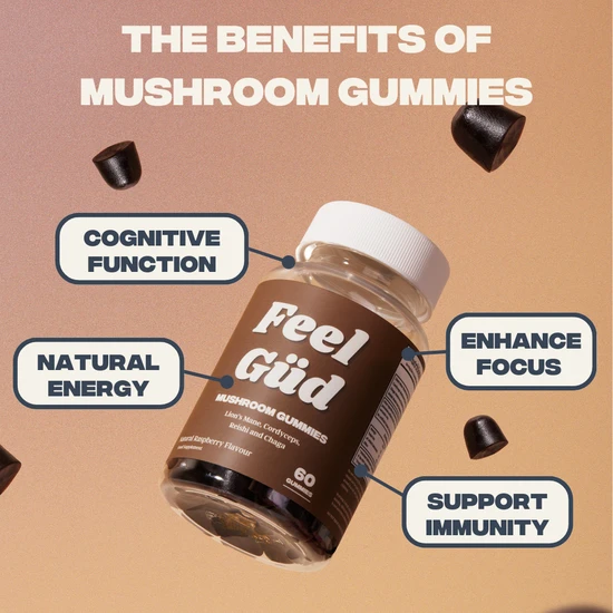 Feel Gud Mushroom Gummies 1 Bottle