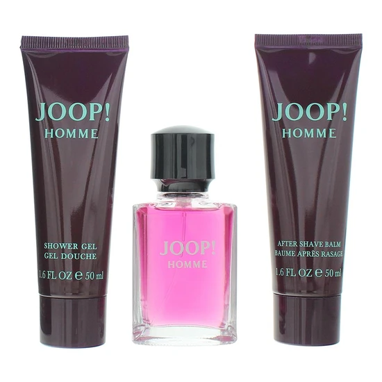 JOOP! Homme Gift Set 30ml Eau De Toilette + Aftershave Balm 50ml + Shower Gel 50ml