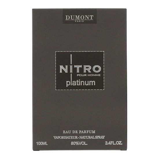 Dumont Nitro Pour Homme Platinum Eau De Parfum 100ml