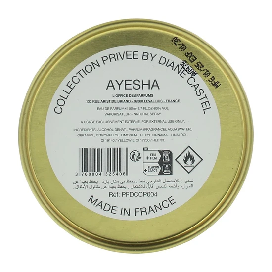 Diane Castel Ayesha Eau De Parfum 50ml
