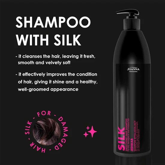Joanna Professional Silk Smoothing Hair Shampoo 1000ml