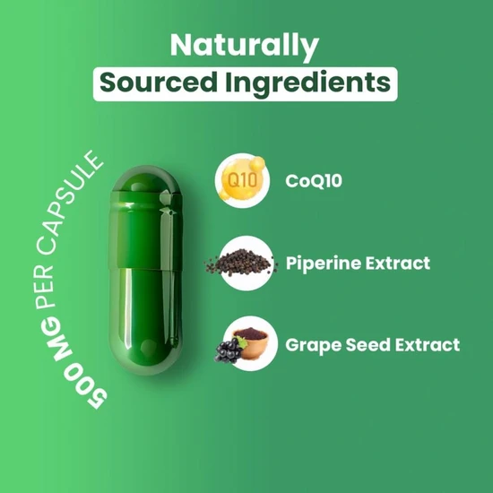 ZeroHarm Liposomal CoQ-10 250mg Capsules 120 Capsules