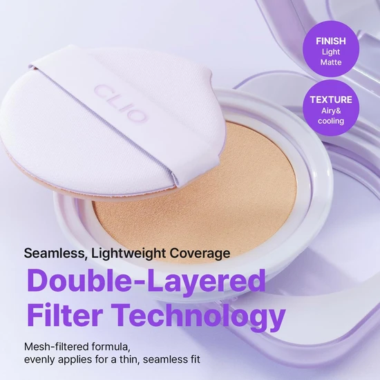 Clio Kill Cover Mesh Blur Cushion Set #19N Porcelain
